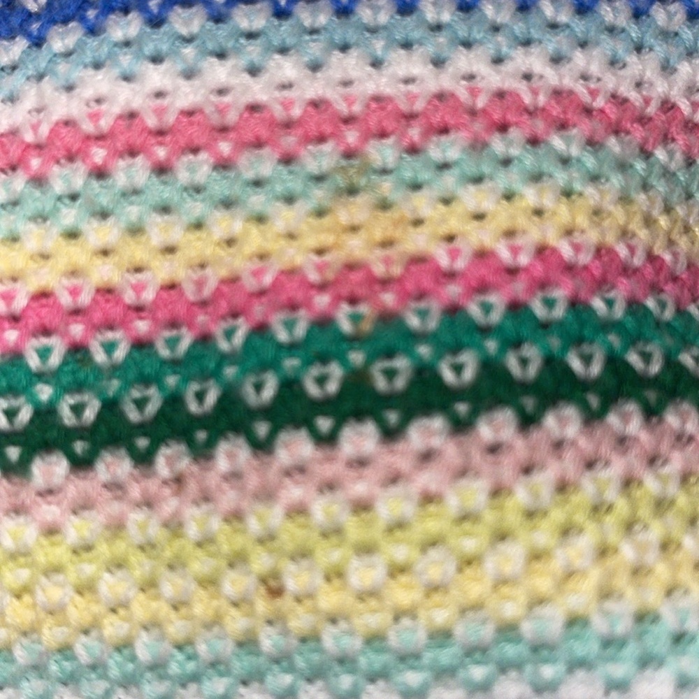 Talbots size M multi color sweater cotton/rayon blend lightweight. K - Picture 8 of 8